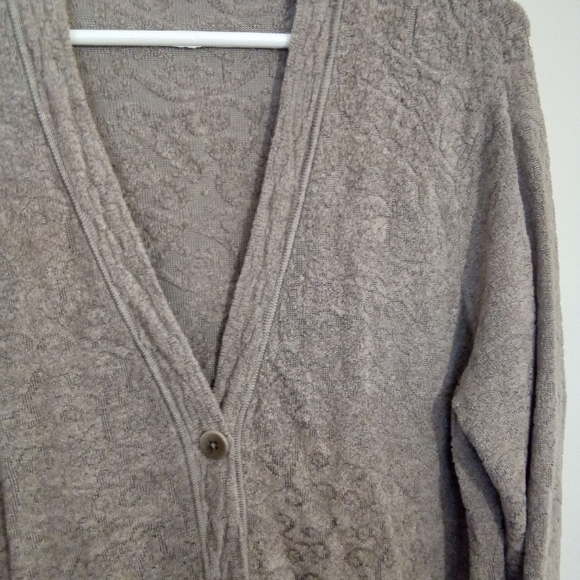 Jones New York Jacquard Terry Velour Duster - Picture 6 of 16